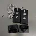 Intercoms Wireless for Home, Room to Room Intercom System with Charging Base, Push to Talk, Long Range, Clear Loud Sound, Two Way Intercom for Home Office (Black)