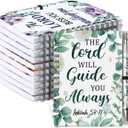 Pasimy 10 Sets Christian Notebooks with 10 Positive Pens Floral Bible Verse Journals and Ballpoint Pen Spiral Notebook Set Scripture for Women Inspirational Gifts Religious Party Favors(Retro,A6)