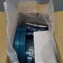 Rubtlamp 180Pcs Blue Glitter Dinnerware Set(30 Guests), Blue Plastic Plate With Gitter Disposable Silverware, Gitter Plate Set Include 30Dinner Platos, 30Dessert Platos, 90Cutlerys, 30Cups for Party