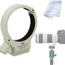 JJC Tripod Collar Mount Ring, Compatible with Canon EF 70-200mm f/4L /EF 70-200mm f/4L is/EF 70-200mm f/4L is II USM Lens, Replaces Tripod Ring A-2