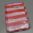 EMBRUNIOICE Makeup Bag Travel Cosmetic Bag Organizer Tassel Toiletry Bag Large Canvas Zipper Pouch Mahjong Tile Bag