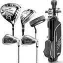 6-Piece Complete Golf Club Set for Men – Adult Golf Clubs with Stand Bag, Driver, Hybrid, 7/ P Irons & Putter, Right Handed