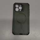 ESR for iPhone 15 Pro Max Case with Stand, 23 ft Military-Grade Drop Protection, Heavy Duty Magnetic Phone Case, Compatible with MagSafe Accessories, Cyber Series, Green