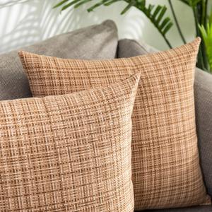 Kevin Textile waterproof Fall Throw Pillow Covers for Outdoor Décor 12x20 Inch Orange