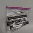 3pcs Furniture Legs, Black Metal Support Foot Heavy Duty Replacement Legs for Sofa TV Cabinet Coffee Table Bed Sideboards Cupboard Dresser - 7.5 Inch / 190mm