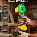 Ecarke Cordless Cut Off Tool Compatible with DeWalt 20V Battery, 4" Circular Saw Brushless Motor with Blades, 18,000 RPM Mini Cut Off Tool Kit for Wood/Metal/Plastic/Tile/Stone Cutting, NO BATTERY
