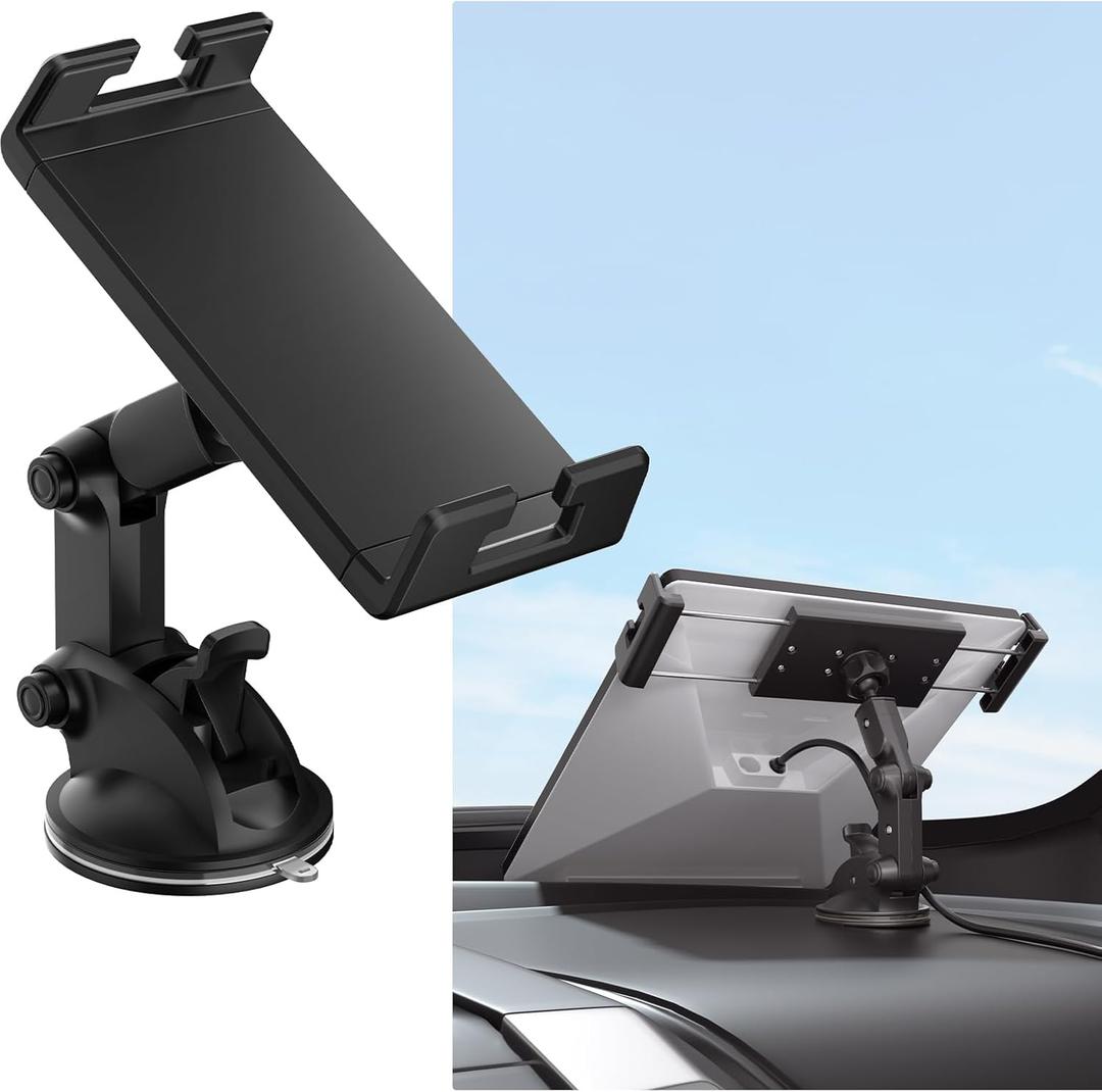 JOYTUTUS Starlink Mini Dash Mount Suction Cup Mount, Wider Adjustable Angle Starlink Mini Car Mount for Dashboard, Starlink Mini Dash Mounted Holder