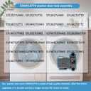 Washer Door Lock Assembly Replacement for Electrolux Frigidaire, Replaces 5304514774 AP6329665 4839359, Compatible with EFLS527UIW0 EFLS627UIW0 ELFW7637AW0