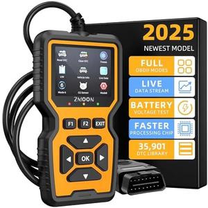 ZMOON ZM201 Professional OBD2 Scanner Diagnostic Tool, Enhanced Check Engine Code Reader with Reset OBDII/EOBD Car Diagnostic Scan Tools for All Vehicles After 1996, 2025 Upgraded ZMOON ZM201 Professional OBD2 Scanner Diagnostic Tool, Enhanced Check Engine Code Reader with Reset OBDII/EOBD Car Diagnostic Scan Tools for All Vehicles After 1996, 2025 Upgraded