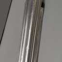Brushed Nickel Double Corner Window Curtain Rods with Aluminum End Cap Finials and Brackets,1 Inch Diameter Dual Bay Window Curtain Rods, Adjustable 2 Sided 20-36" and 36-72" Center Rod