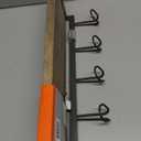 Spectrum Vintage Living Entryway Shelf with Hooks Wall Mounted Five Hook Coat Rack for Entryway Storage & Mudroom, Rustic Industrial Wood Shelf with Hooks for Coats Jackets & More, Industrial Gray