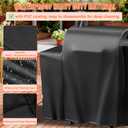 Grill Cover for Pit Boss Platinum Laredo 1000 Wood Pellet Grills, PB1000PL - 600D Heavy Duty Waterproof Fade Resistant Pit Boss Laredo 1000 Grill Cover with Portable Handle and Reinforced Hem