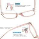 MEETSUN 3-Pack Blue Light Blocking Glasses, Anti Eye Strain Headache (Sleep Better), Computer Glasses UV400 Lens (Black + Brown Gradient + Coffee)