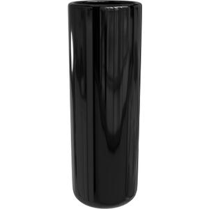 Oriental Furniture 24" Solid Black Porcelain Umbrella Stand