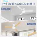 VOLISUN Ceiling Fans with Lights Flush Mount, 42 inch Low Profile Ceiling Fan with Light and Remote, Queit & Reversible Motor,3CCT, Dimmable, White Modern Ceilings Fans for Bedroom, Living Room