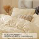 BEDELITE Fleece King Comforter Set -Super Soft & Warm Fluffy Beige Bedding, Luxury Fuzzy Heavy Bed Set for Winter with 2 Pillow Cases