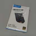 Lemorele USB C KVM Switch, 2 Computer Sharing 4K@60Hz HDMI Monitor, 100W PD Fast Charging, 3USB-A 2.0 + 1USB-C 2.0 Data Ports, 3.5mm Audio for Windows/Mac/Linux