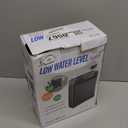 222GPH 10W Turtle Tank Filter Aquarium Filter Power Adjustable 10-40 Gal. Small Internal Filter 3-Stage Waterfall Bio-Filtration Quiet Low Water Level for Freshwater Saltwater Fish Tank Easy to Clean