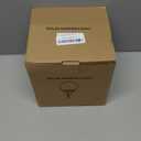 TOMEX Solar Garden Lights, Cracked Glass Ball Waterproof Warm White LED for Outdoor Decor Decorations Pathway Patio Yard Lawn, 1Pack (5.9")