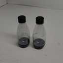 sodastream 0.5L Twin Pack Dishwasher Safe Slim Bottle (Black)