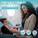 Toddler Airplane Bed, 1-12 Months Old Baby Travel Essentials for Flying
Toddler Airplane Bed Portable Baby Airplane Bed for Flight, Suitable for Airplanes ﻿