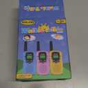 Walkie Talkies for Kids Games Outdoor Toys for 3-12 Year Old Boys Girls, 3 Miles Range Walkie Talkie as Easter Basket Stuffers, 4 Year Old Girl Birthday Gifts for 3 4 5 6 7 8 9 Year Old Boy Girl Gift (Blue&Pink&Yellow)