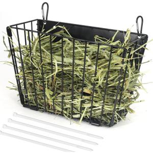 X Large Rabbit Hay Feeder Guinea Pig Hay Feeder Metal Frame Bunny Hay Holder Guinea Pig Hay Holder for Bunny, Guinea Pigs, Chinchillas, Small Animals (1 Pack)