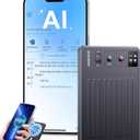 TTQ AI Voice Recorder, Digital Voice Recorder App Control, Transcribe & Summarize & Translation Empowered by ChatGPT, Wireless Charging, 121 Languages, 64GB Memory for Lecture, Meeting, Calls