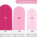 Pink Arch Backdrop Cover Set of 3 Wedding Arch Covers Stretchy Backdrop Baby Shower Birthday Party Hot Pink Arch Cover 6FT 6.6FT 7.2FT Arch Backdrop Stand Cover Spandex Bridal Shower Decoration
