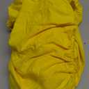 Sfoothome Single Fitted Sheet (Twin XL - Yellow) - Deep Pocket Brushed Velvety Microfiber, Breathable, Extra Soft and Comfortable - Wrinkle, Fade, Stain and Abrasion Resistant