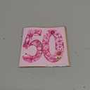 Beautiful Pink 50th Birthday Card - Floral Pink Design - 50th Birthday Card For Women, Woman, Female, Mum, Aunty, Friend