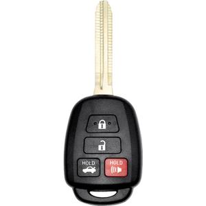Key Fob Replacement for 2014-2017 Toyota Camry/ 14-19 Corolla/ 16-18 Tacoma Car Keyless Entry Remote Control, HYQ12BDM HYQ12BEL, 4 Buttons