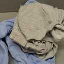 2 Pack Womens Oversized Hoodies Sweatshirts Fleece Hooded Pullover Tops Sweaters Casual Comfy Fall Fashion (X-Large, Heather Grey/Light Blue)