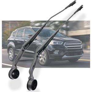 1 Pair Front Windshield Wiper Arm Kit Noiseless Fits Compatible with Ford Escape 2013-2019 Replaces OE CJ5Z17527A CJ5Z17527B 43513 Left and Right