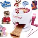 SENTRO 22 Needles Knitting Machine,Smart Weaving Loom,DIY Board Rotating Machines for Adults and Kids