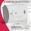 Kidde Carbon Monoxide Detector, Battery Powered CO Alarm with LEDs, Test-Reset Button, Low Battery Indicator, Portable