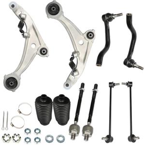 WFLNHB 10PCS Suspension Kit Control Arms Replacement for Nissan Altima 2007-2013