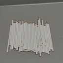 Sabary 48 Pcs White Fabric Pencils for Sewing White Colored Chalk Pencils Water Soluble Tailors Chalk for Fabric Wipe Quilting Pens Sewing Washable Marking Pen for Wedding Bridal Shower Games