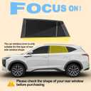 XCBYT Car Window Shades for Baby - Car Window Covers for Rear Side Windows with Breathable Mesh Window Screen Protection for Privacy, UV Heat, Glare - Ideal for Camping Napping