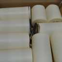 Enido Flameless Candles with Remote, 9 PC Outdoor Waterproof Battery Operated LED Pillar Candles, Flickering Electric Candles with Timer, 3" x 4" 5" 6" for Lantern, Patio, Wedding, Easter