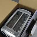 Toastmaster 2-Slice Toaster - Black with Stainless Steel - Kitchen Essential for Sandwich Bread & Breakfast Toast - Toaster with Wide Slots, High Rise Toast Lift & Cool-Touch Exterior