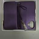 TUCCH Removable Crossbody Wallet Case for iPhone 17 (6.3"), 9 Card Holders RFID Blocking, Lanyard, Wrist Strap, Wireless Charging, Stand, Zipper Pocket, PU Leather, Magnetic Flip Cover, Deep Purple