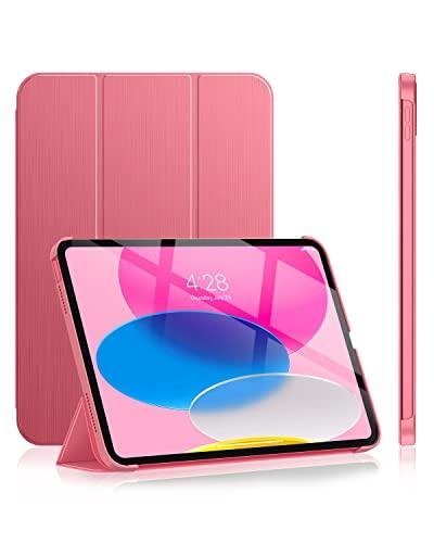 Soke Case for iPad 11th Generation (A16) 11-inch 2025 & 10th Gen 10.9-inch 2022 - [ Auto Wake/Sleep + Slim Trifold Stand], Protective Hard PC Back Cover for Apple iPad 11/10 - Watermelon