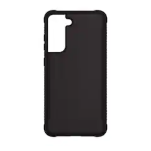 for Galaxy S21 FE 5G Case: S21 FE Phone Case Samsung Dual Layer Protective Heavy Duty Cover Shockproof Rugged with Non Slip Textured Back - Military Protection Bumper Tough - 6.4inch (Black)
