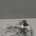 MELUCEE 4 Packs H Track Pendant Lighting Brushed Nickel Ceiling Hanging Lamp Track Lighting Fixtures Pendant with Clear Glass Shades, Compatible with H Type Track Lighting Rail, E26 Socket