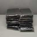 12 Pack Black Tablecloths for 8ft Rectangle Tables 90 x 132 Inch - Polyester Table Cover Stain and Wrinkle Resistant Washable Fabric Table Clothes for Wedding Party Banquet Reception Restaurant