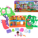 Dora, Explore & Play Rainforest Casita Playset, Dora & Boots Figures, Dollhouse Furniture, Bilingual Phrases, Kids Toys for Girls & Boys Ages 3 and Up