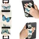 CoBak Secure Hand Strap for Kindle and Tablets - Versatile and Lightweight Kindle Strap for 6-7.5" Kindle/Kobo/Voyaga/Lenovo/Sony E-Book Tablet - High Elasticity, Butterfly