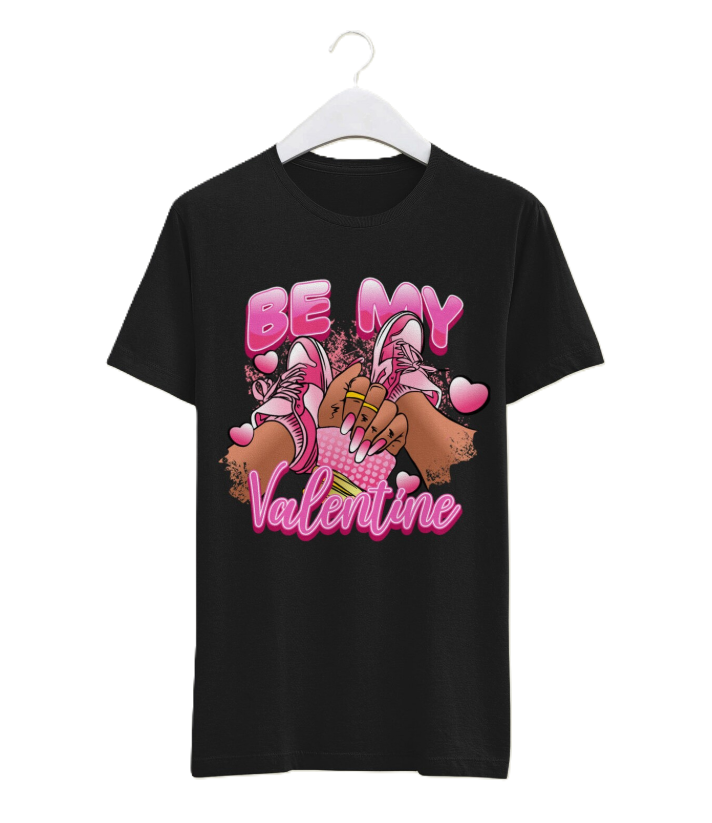 Galentine Girls Club CelebrationT-Shirt (Small, Black)
