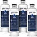 GLACIER FRESH Replacement for DA97-17376B Refrigerator Water Filters, HAF-QIN, HAF-QIN/EXP, DA97-08006C, RF23M8070SG, RF23M8070SR, RF23M8090SG, RF23M8090SR, RF23M8570SR, RF23M8590SG (4 Pack)